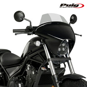 Puig 21064H BATWING SML WINDSHIELD TOURING [SMOKE] HONDA CMX 500 REBEL (20-25) �v�[�` �E�C���h�V�[���h �o�b�g�E�C���O
