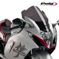 Puig 21138F RACING-SCREEN [DARK SMOKE] SUZUKI GSX1300R HAYABUSA (21-25) プーチ スクリーン カウル