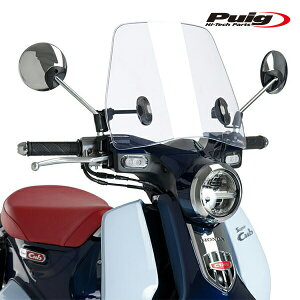 Puig 3490W TRAFIC [CLEAR] HONDA C125 X[p[Ju (19-25) 125I C125 E4 X[p[Ju (18-20) 125I C125 E5 X[p[Ju (21-23) v[` XN[ JE