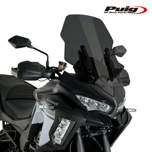 Puig 3640F TOURING SCREEN [DARK SMOKE] Kawasaki VERSYS 1000 SE (19-24) VERSYS 1000 S (21-24) �v�[�` �X�N���[�� �J�E��