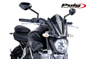 Puig 7015C NEW GENERATION SPORT [CARBON LOOK] YAMAHA MT-07 (14-17) FZ-07 (14-17) v[` XN[ JE