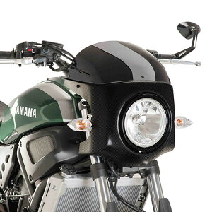 Puig 9187N RETRO SEMI FAIRING [CARBON PRINT/BLACK] YAMAHA XSR700 (16-20) XSR700 XTRIBUTE (19-20) v[` XN[ JE