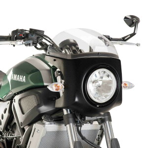 Puig 9187W RETRO SEMI FAIRING [CARBON PRINT/CLEAR] YAMAHA XSR700 (16-20) XSR700 XTRIBUTE (19-20) v[` XN[ JE