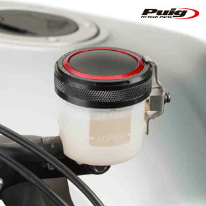 Puig 9264R BRAKE FLUID TANK CAP [RED] BMW M1000RR (23-24) CFMOTO 300 NK (23-24) etc. �u���[�L�t���[�h �^���N�L���b�v �t�����g