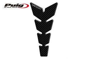 Puig 9304C TANK PADS LEATHER [ėp] [CARBON LOOK] v[` ^Npbh