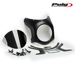 Puig 9553N RETRO SEMI FAIRING[BLACK] ėpXN[ HONDA MASH TRIUMPH v[` XN[ JE