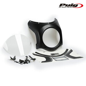 Puig 9553W RETRO SEMI FAIRING[CLEAR] ėpXN[ HONDA MASH TRIUMPH v[` XN[ JE