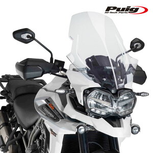 Puig 9613W TOURING SCREEN [CLEAR] TRIUMPH TIGER EXPLORER XR/XRT (18-20)TIGER EXPLORER XCX/XCA (18-21)�v�[�` �X�N���[�� �J�E��