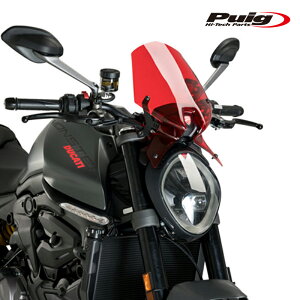 Puig 20712R NEW GENERATION SPORT [RED] DUCATI MONSTER 937 (21-25) MONSTER 937 PLUS (21-25) �v�[�` �X�N���[�� �J�E��