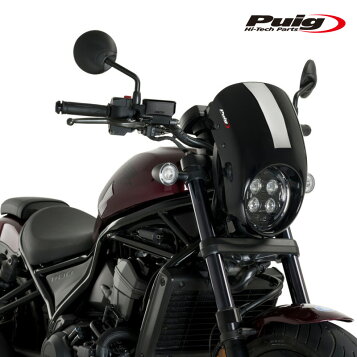 Puig (プーチ) ウインドシールド バットウイング SML (TOURING) スモークCMX 500 REBEL/CMX 500 REBEL S 21064H