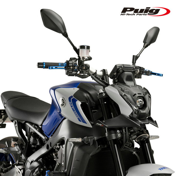 楽天市場】Puig 21133J NAKED FRONT SPOILER [MATT BLACK] YAMAHA MT 