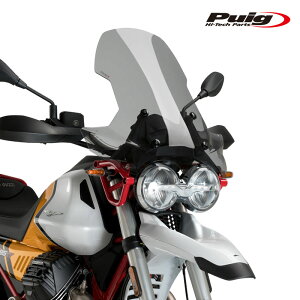 Puig 21176H SCREEN TOURING [SMOKE] MOTO GUZZI V85 EVOCATIVE GRAPHICS (21-23)V85 TT 850 (19-23)�v�[�` �X�N���[�� �J�E��