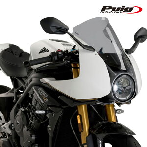 Puig 21262H RACING-SCREEN [SMOKE] TRIUMPH SPEED TRIPLE 1200RR (22-25) �v�[�` �X�N���[�� �J�E��