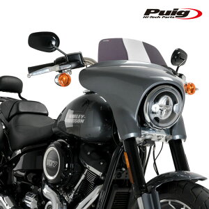 Puig 21340F HIGH ROAD SCREEN SPORT [DARK SMOKE] Harley Davidson SOFTAIL SPORT GLIDE FLSB (18-23) �v�[�` �X�N���[�� �J�E��