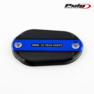 Puig 3547A BRAKE-CLUTCH FLUID TANK CAP tg E [BLUE] KAWASAKI ELIMINATOR 500 (24-25) etc. U[o[^NLbv