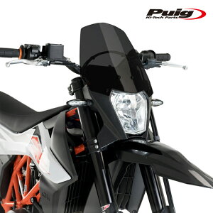 Puig 3586F NEW GENERATION SPORT [DARK SMOKE] KTM 690 ENDURO R (19-23) 690 SCM R (19-23) �v�[�` �X�N���[�� �J�E��