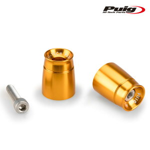 Puig 21008O SHORT BAR ENDS WEIGHTS WITH RIM [GOLD] KAWASAKI ELIMINATOR 500 (24-25) etc. nho[Gh v[`