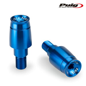 Puig 21013A SPEED BAR ENDS [BLUE] KAWASAKI ELIMINATOR 500 (24-25) ER-6f (09-16) etc.v[` o[Gh Xs[h