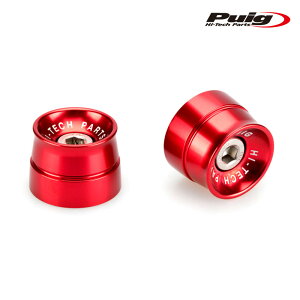 Puig 21013R SPEED BAR ENDS [RED] KAWASAKI ELIMINATOR 500 (24-25) ER-6f (09-16) etc.v[` o[Gh Xs[h