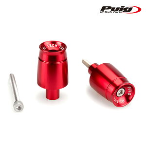 Puig 21031R BAR ENDS SPORT MODEL [RED] KAWASAKI Ninja 650 (17-19) Ninja H2 SX (18-24) o[Gh X|[c v[`