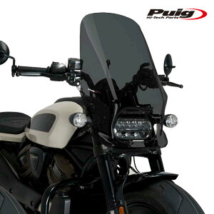 Puig 21322F NEW GENERATION TOURING [DARK SMOKE] Harley Davidson SPORTSTER S RH1250S (21-23) �v�[�` �X�N���[�� �J�E��