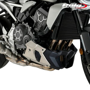Puig 21327C ENGINE SPOILER [CARBON PRINT] HONDA CB1000R NEO SPORTS CAFE (21-25) CB1000R BLACK EDITION (21-25) v[` A_[JE