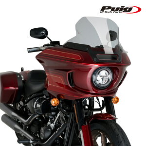 Puig 21366H HIGH ROAD SCREEN TOURING [SMOKE] Harley Davidson SOFTAIL LOW RIDER ST FXLRST (22-23) �v�[�` �X�N���[�� �J�E��