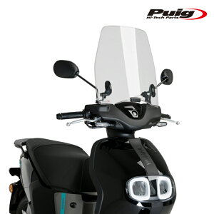 Puig 21391H WINDSHIELD TRAFIC URBAN[SMOKE]YAMAHA NEO'S (22-25)EChV[h gtBbN