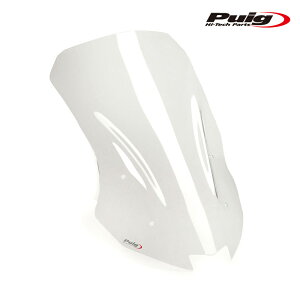 Puig 21393W TOURING SCREEN [CLEAR] KAWASAKI KLR650 (22-24 ) �c�|�����O�X�N���[�� �v�[�`