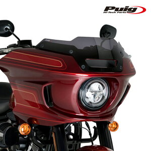 Puig 21472F HIGH ROAD SCREEN SPORT [DARK SMOKE] Harley Davidson SOFTAIL LOW RIDER ST FXLRST (22-23) �v�[�` �X�N���[�� �J�E��
