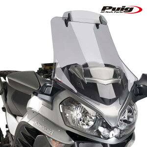 Puig 7629H WIND DEFLECT [SMOKE] Kawasaki GTR1400 (15-23) �v�[�` �X�N���[�� �J�E��