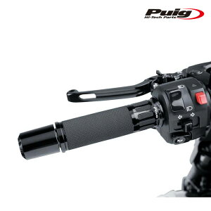 Puig 8188N RACING GRIPS 123mm [BLACK] �ėp ���[�V���O�O���b�v �v�[�` �n���h���o�[�G���h