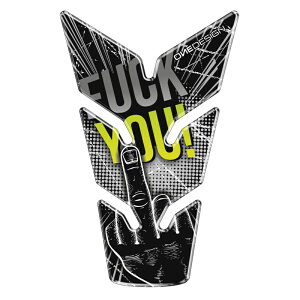 Puig 20596N TANK PADS F-YOU [BLACK] ėp ^Npbh