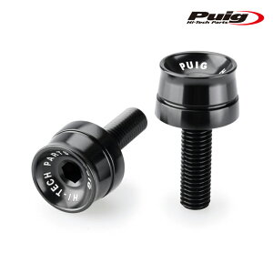 Puig 21018N BAR ENDS SPEED MODEL [BLACK] BMW C400GT (18-24) F800R (15-19) S1000RR (09-18) �v�[�` �o�[�G���h �X�s�[�h