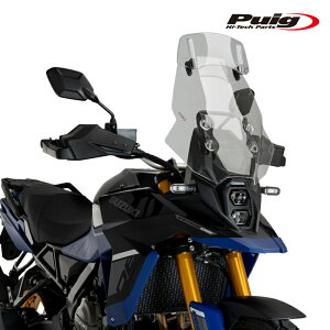 Puig 21688H TOURING WINDSHIELD WITH VISOR [SMOKE] SUZUKI DL 800 V-STROM DE(23-25) v[` c[OXN[ oCU[t XYL VXg[