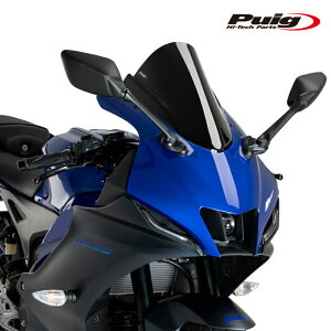 Puig 21715N Z-RACING SCREEN [BLACK] YAMAHA YZF-R125 (23-25) �v�[�` �X�N���[�� �J�E��