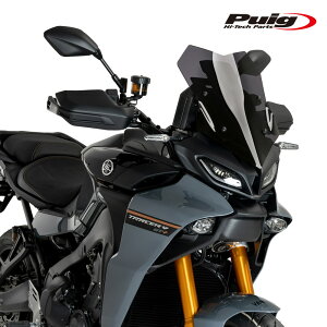 Puig 21967F RACING-Sport SCREEN [DARK SMOKE] YAMAHA TRACER 9 (21-24)YAMAHA TRACER 9 GT (23-24)�v�[�` �X�N���[�� �J�E��