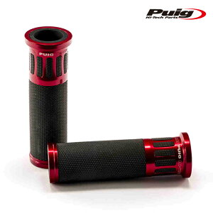 Puig 5879RHI-TECH RADIKAL GRIPS[RED]119mmėpfBJ Obv v[` nho[Gh