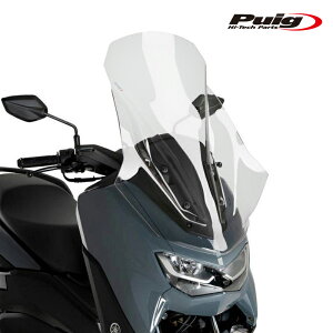 Puig 21802W V-TECH LINE[CLEAR] YAMAHA NMAX 125 (21-25) NMAX 125 TECH MAX 25 �v�[�` �c�|�����O�X�N���[��