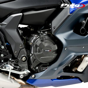 Puig 21929N ENGINE COVER TRACK FOR CHAMPIONSHIP [BLACK] YAMAHA YZF-R7(22-25) �v�[�` �G���W���P�|�X�J�o�| FIM���F�^�C�v