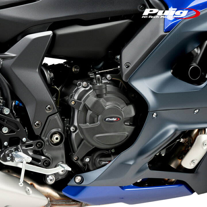 楽天市場】Puig 21929N ENGINE COVER TRACK FOR CHAMPIONSHIP [BLACK 