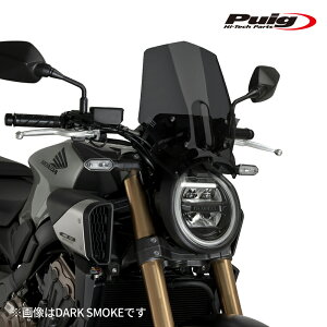 Puig 21960J NEW GENERATION WINDSHIELD SPORT [MATT BLACK] HONDA CB650R NEO SPORTS CAFE (24-25) v[` XN[ JE