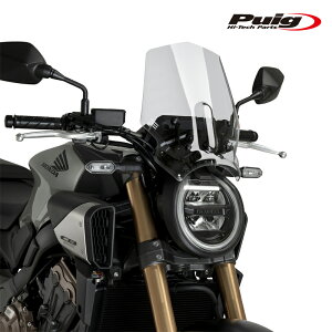 Puig 21960W NEW GENERATION WINDSHIELD SPORT [CLEAR] HONDA CB650R NEO SPORTS CAFE (24-25) v[` XN[ JE