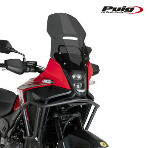 Puig 22021F SCREEN TOURING [DARK SMOKE] HONDA NX500(24-25) NX400(24-25) v[` XN[ JE