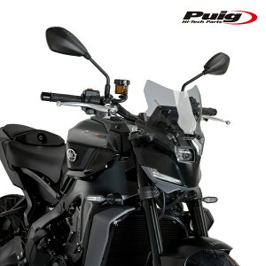 Puig 22077H NEW GENERATION WINDSHIELD SPORT [SMOKE] YAMAHA MT-09 (24-25) MT-09 SP (24-25) v[` j[WFl[VNKXN[