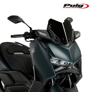 Puig 21744N WINDSHIELD V-TECH LINE SPORT [BLACK] YAMAHA X-MAX125 (23-25) v[` X|[cXN[