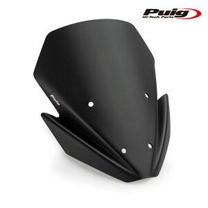 Puig 21867J WINDSHIELD NEW GENERATION SPORT [MATT BLACK] CFMOTO 800 NK ADVANCED/SPORT (23-25) v[` XN[ JE