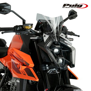 Puig 21995H WINDSHIELD NEW GENERATION SPORT [SMOKE] KTM 990 DUKE (24-25) 990 DUKE R (24-25) �v�[�` �j���[�W�F�l���[�V����NK�X�N���[��