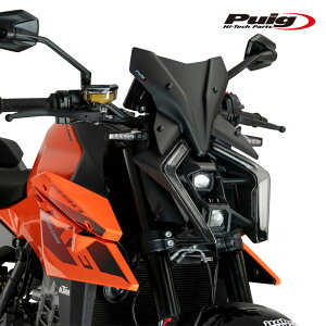 Puig 21995J WINDSHIELD NEW GENERATION SPORT [MATT BLACK] KTM 990 DUKE (24-25) 990 DUKE R (24-25) �v�[�` �j���[�W�F�l���[�V����NK�X�N���[��