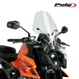 Puig 21996W NEW GENERATION WINDSHIELD TOURING [CLEAR] KTM 990 DUKE/R(24-25) �v�[�` �X�N���[�� �J�E��
